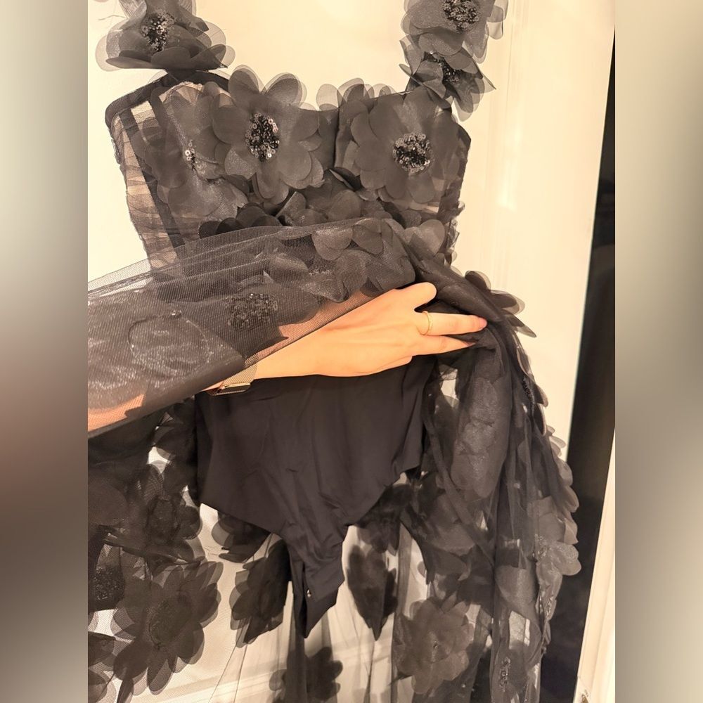 NWOT BRONX AND BANCO Rosalie Noir Gown in Black, evening maxi dress - Picture 10 of 15